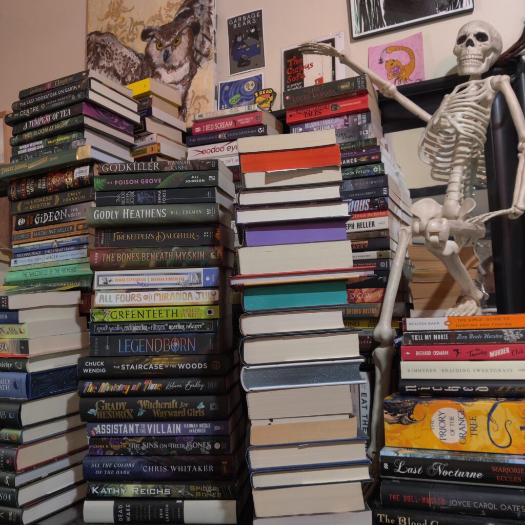 This giant stack of books is my current TBR pile. I know professional reading is right for me because I'd be doing this even if they didn't pay me (but don't tell my clients that).